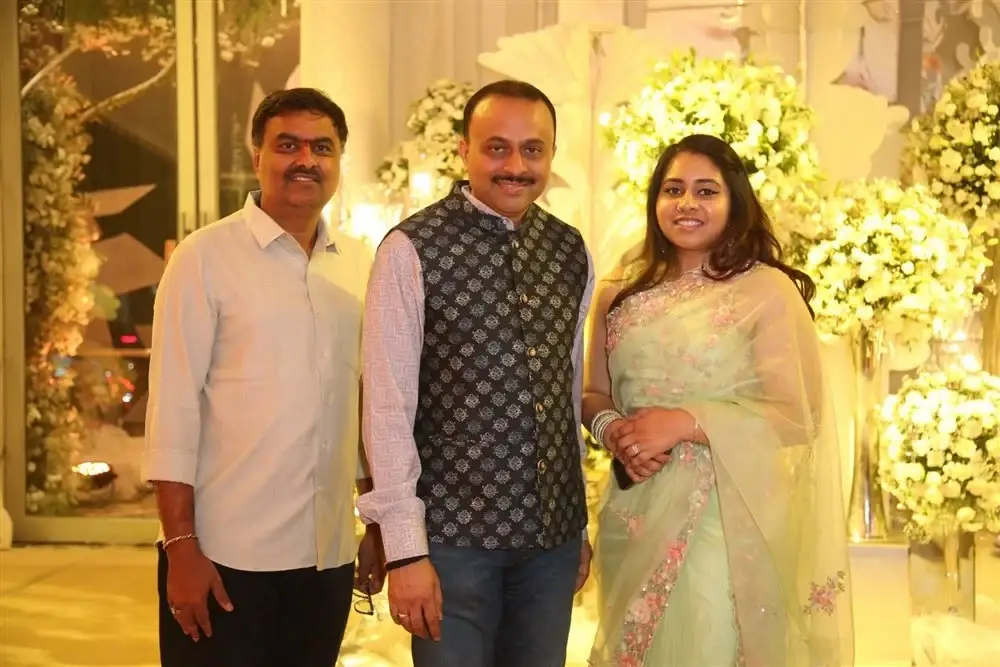 Telugu Actor Sharwanand and Rakshita Wedding Reception Images